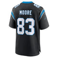C.Panthers #83 David Moore Black Game Stitched Football Jerseys