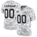Custom A.Cardinals Active Player 2024 F.U.S.E Arctic Camo Salute to Service Stitched Football Jerseys
