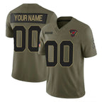 Custom A.Cardinals Active Player Olive 2025 F.U.S.E. Salute to Service Limited Stitched Football Jerseys