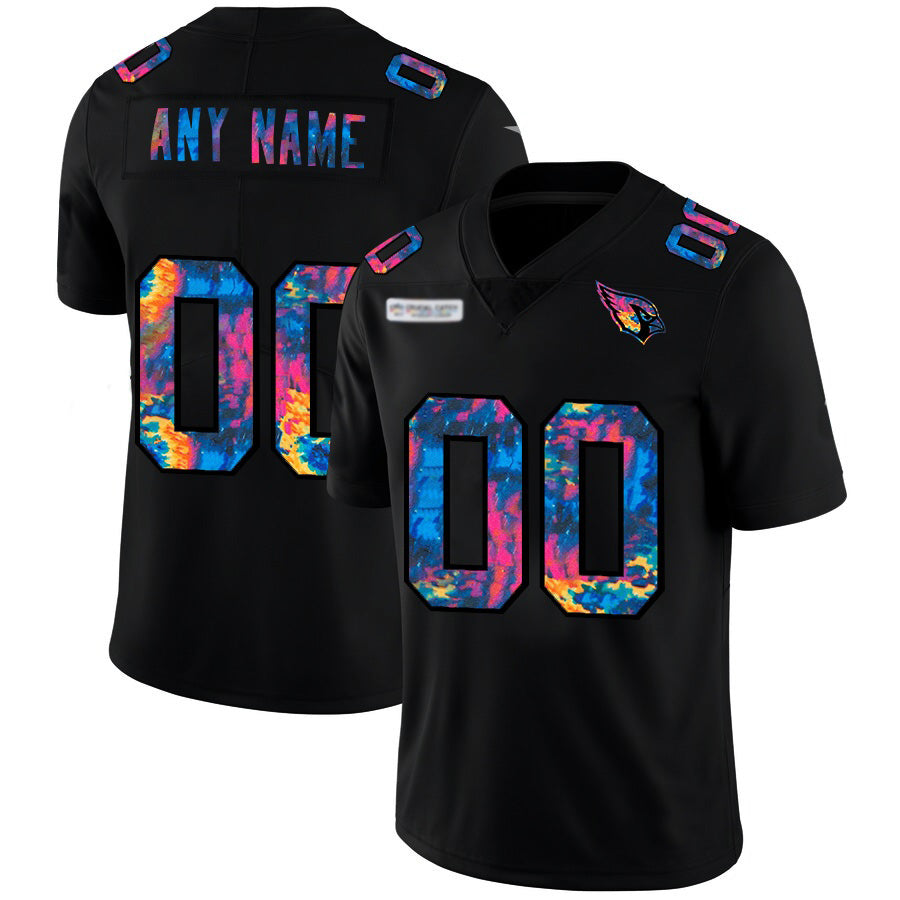 Custom A.Cardinals Multi-Color Black 2020 Crucial Catch Vapor Untouchable Limited Stitched Football Jerseys