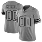 Custom A.Falcons 2019 Gray Gridiron Gray Vapor Untouchable Limited Stitched Football Jerseys