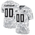 Custom A.Falcons Active Player 2024 F.U.S.E Arctic Camo Salute to Service Limited Stitched Football Jerseys