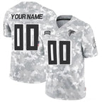 Custom A.Falcons Active Player 2024 F.U.S.E Arctic Camo Salute to Service Limited Stitched Football Jerseys