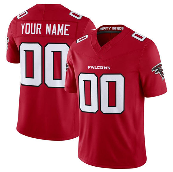 Custom A.Falcons Active Player Red 2026 New F.U.S.E. Vapor Untouchable Limited Stitched Football Jerseys