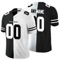 Custom A.Falcons Black And White Split Vapor Untouchable Limited Stitched Football Jerseys