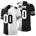 Custom A.Falcons Black And White Split Vapor Untouchable Limited Stitched Football Jerseys