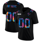 Custom A.Falcons Multi-Color Black 2020 Crucial Catch Vapor Untouchable Limited Stitched Football Jerseys