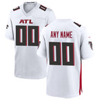 Custom A.Falcons White Game Stitched Football Jerseys