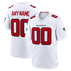 Custom A.Falcons White Game Stitched Football Jerseys 2
