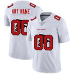 Custom A.Falcons White Team Big Logo Vapor Untouchable Limited Stitched Football Jerseys