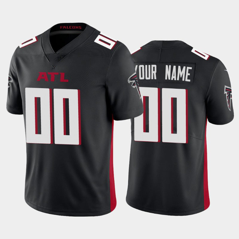 Custom A.Falcons black 2020 new Vapor Limited Stitched Football Jerseys