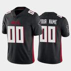 Custom A.Falcons black 2020 new Vapor Limited Stitched Football Jerseys