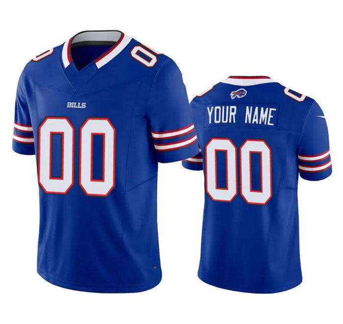 Custom B.Bills Active Player Blue 2023 F.U.S.E. Vapor Untouchable Limited Stitched Football Jerseys