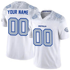 Custom B.Bills Active Player White 2025 F.U.S.E. “Rivalries” Vapor Untouchable Limited Stitched Football Jerseys