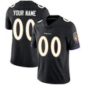 Custom B.Ravens Black Vapor Untouchable Player Limited Stitched Football Jerseys