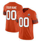 Custom C.Bears Active Player 2023 F.U.S.E. Orange Throwback Limited Stitched Football Jerseys