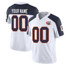 Custom C.Bears Active Player 2023 F.U.S.E. White Navy Throwback Limited Stitched Football Jerseys