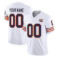 Custom C.Bears Active Player 2023 F.U.S.E. White Throwback Limited Stitched Football Jerseys