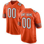 Custom C.Bears Orange Alternate Game Stitched Football Jerseys