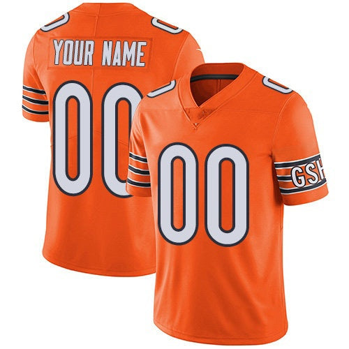 Custom C.Bears Orange Alternate Vapor Untouchable Limited Stitched Football Jerseys