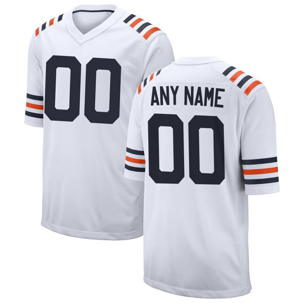 Custom C.Bears White 2019 Alternate Classic Game Stitched Football Jerseys