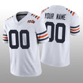 Custom C.Bears White Alternate Classic Limited 100th Season Stitched Football Jerseys