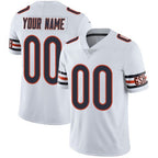 Custom C.Bears White Vapor Untouchable Player Limited Stitched Football Jerseys