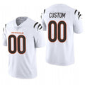 Custom C.Bengals 2021 White Vapor Untouchable Limited Stitched Football Jerseys