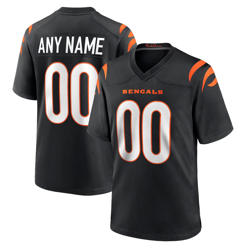 Custom C.Bengals Black Game Stitched Football Jerseys