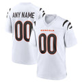 Custom C.Bengals White Game Stitched Football Jerseys
