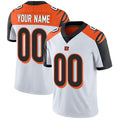 Custom C.Bengals White Vapor Untouchable Player Limited Stitched Football Jerseys