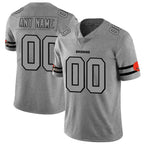 Custom C.Browns 2019 Gray Gridiron Gray Vapor Untouchable Limited Stitched Football Jerseys