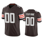 Custom C.Browns Active Player Brown 2023 F.U.S.E. Vapor Untouchable Limited Stitched Football Jerseys
