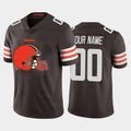 Custom C.Browns Brown Team Big Logo Vapor Untouchable Limited Stitched Football Jerseys