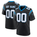 Custom C.Panthers Black Game Stitched Football Jerseys