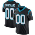 Custom C.Panthers Black Vapor Untouchable Player Limited Stitched Football Jerseys