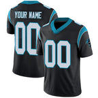 Custom C.Panthers Black Vapor Untouchable Player Limited Stitched Football Jerseys
