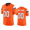 Custom D.Broncos Active Player Orange 2024 F.U.S.E. Vapor Limited Stitched Football Jerseys