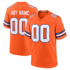 Custom D.Broncos Orange Mile High Collection 1977 Throwback Game Stitched Football Jerseys