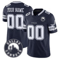 Custom D.Cowboys Active Player Navy 2025 F.U.S.E Dallas City Patch Vapor Untouchable Limited Stitched Football Game Jerseys