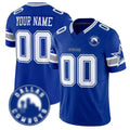 Custom D.Cowboys Active Player Royal 2025 F.U.S.E Dallas City Patch Vapor Untouchable Limited Stitched Football Jerseys