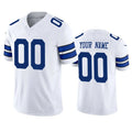 Custom D.Cowboys Active Player White 2023 F.U.S.E. Limited Stitched Football Jerseys