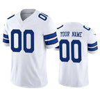 Custom D.Cowboys Active Player White 2023 F.U.S.E. Limited Stitched Football Jerseys