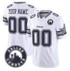 Custom D.Cowboys Active Player White 2025 F.U.S.E Dallas City Patch Vapor Untouchable Limited Stitched Football Game Jerseys