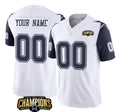 Custom D.Cowboys Active Player White Navy 2023 F.U.S.E. NFC East Champions Patch Stitched Football Jerseys
