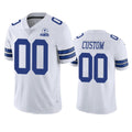 Custom D.Cowboys White 60th Anniversary Vapor Limited Stitched Football Jerseys
