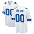 Custom D.Cowboys White Game Stitched Football Jerseys