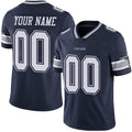 Custom D.Cowboys Alternate Navy Blue Vapor Untouchable Limited Stitched Football Jerseys