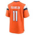 D.Broncos #11 Troy Franklin Orange Team Game Stitched Football Jerseys