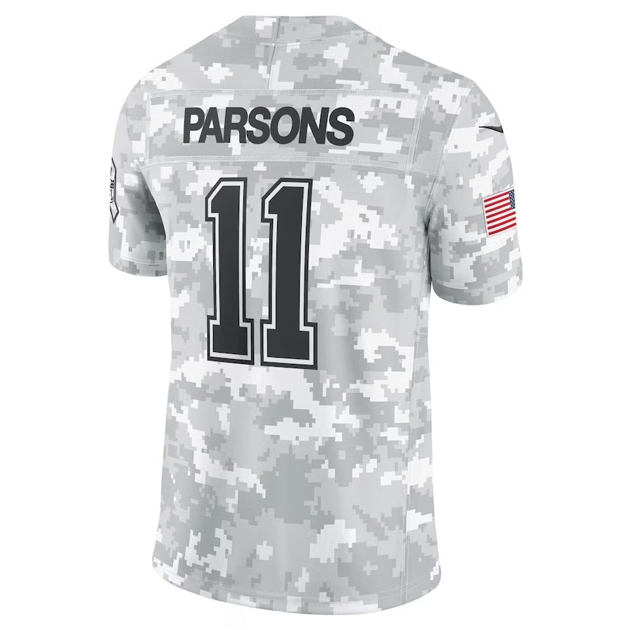 D.Cowboys #11 Micah Parsons Arctic Camo 2024 Salute to Service Limited Stitched Football Jerseys